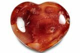 Colorful Carnelian Agate Heart #293738-1